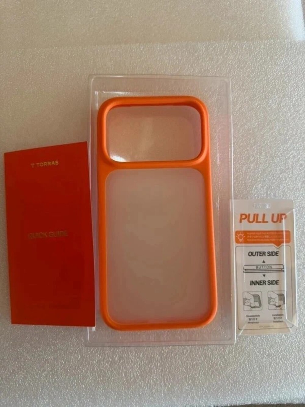 TORRAS iPhone 17 Pro Max Orange Frosted Case